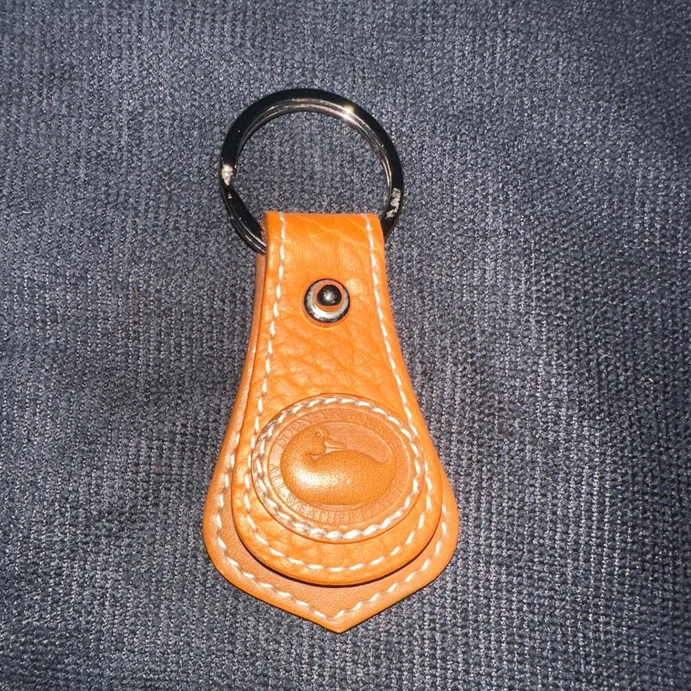 Dooney & Bourne  Orange Leather Keychain